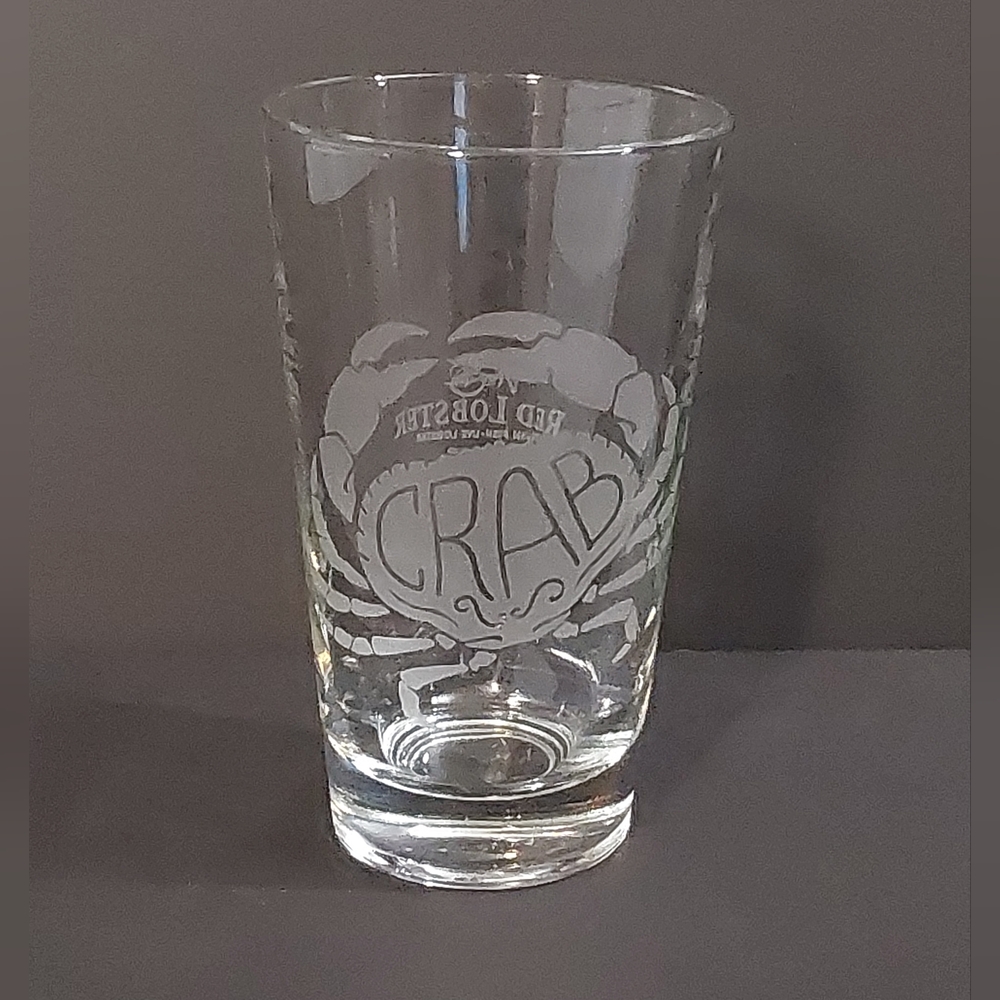 Rare RED LOBSTER Beer Pint Glass / 12 oz